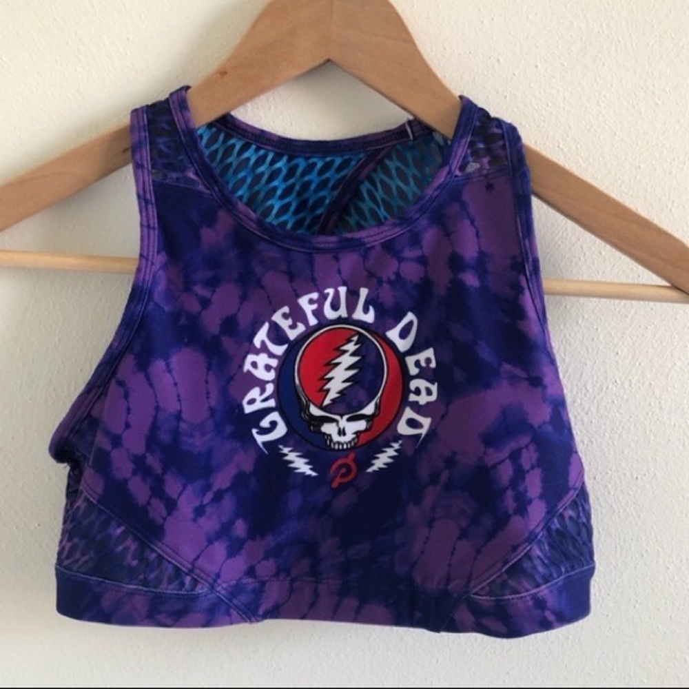 Peloton Grateful Dead Crop Top Bra S